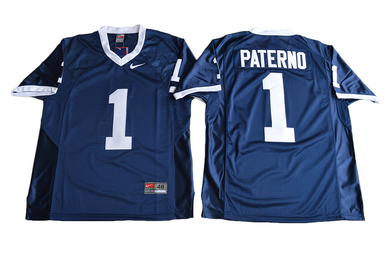 2017 Penn State Nittany Lions Joe Paterno 1 College Football Jersey - Navy Blue
